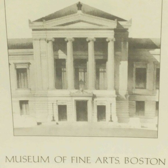 Museum Of Fine Arts Boston Vintage Signed MFA S Enamel Sunflower Pin - Picture 3 of 5